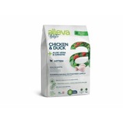 ALLEVA HOLISTIC KITTEN CHICKEN & DUCK Беззерновой полнорационный корм для котят. Курица, утка, алоэ вера и женьшень (Италия)
