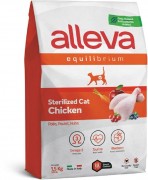 ALLEVA EQUILIBRIUM CHICKEN STERILIZED CAT Полнорационный корм для взрослых стерилизованных кошек с курицей (Италия)
