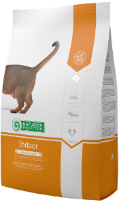 NATURE'S PROTECTION Indoor ПОЛНОЦЕННЫЙ СБАЛАНСИРОВАННЫЙ КОРМ ДЛЯ ВЗРОСЛЫХ КОШЕК Oт 1 годa и старше NATURE'S PROTECTION Indoor ПОЛНОЦЕННЫЙ СБАЛАНСИРОВАННЫЙ КОРМ ДЛЯ ВЗРОСЛЫХ КОШЕК Oт 1 годa и старше