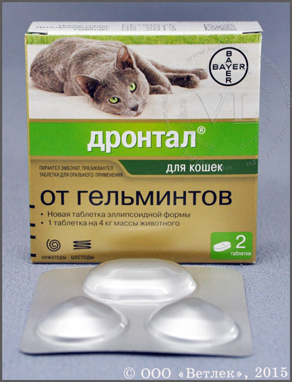 Дронтал для кошек