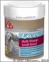 8 в 1 Мультивитамины для собак мелких пород (8 in 1 Excel Multi Vitamin Small Breed), банка 70 таб.