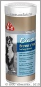 8 в 1 Бреверс Витамины с пивными дрожжами для крупных собак (8 in 1 Excel Brewers Yeast), банка 80 таб.