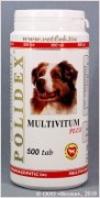 Полидекс Мультивитум плюс (Polidex Multivitum plus), банка 500 таб. (1 таб. на 5 кг.) Поливитаминно-минеральный комплекс