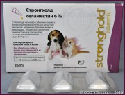 Стронгхолд 6 % ДЛЯ ЩЕНКОВ И КОТЯТ массой до 2,5 кг, уп. 3 пипетки по 0,25 мл
