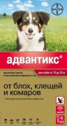 Адвантикс 250 для собак весом от 10 до 25 кг, уп. 4 пипетки