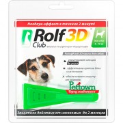 Рольф Клуб 3D, капли д/собак от 4-10кг 