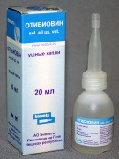 Отибиовин ушные капли, фл. 20 мл. Лечение острых бактериальных и дрожжевых ушных инфекций