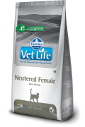 Farmina Vet Life Neutered Female  Полнорационное и сбалансированное питание для стерилизованных кошек