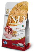 Farmina Низкозерновой N&D Low Grain Cat Chicken & Pomegranate Фармина Курица с гранатом – полнорационный низкозерновой корм для взрослых кошек 