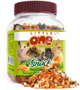 LITTLE ONE Лакомство для всех видов грызунов Овощная смесь 150 г