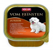 ANIMONDA VOM FEINSTEN JUNIOR конс.150 гр Домашняя птица/сердце индейки для Щенков и Юниоров ламистер (Германия)