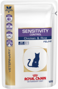 ROYAL CANIN СЕНЗИТИВ с цыпленком (фелин) 0,1кг пауч ДИЕТА ПРИ ПИЩЕВОЙ АЛЛЕРГИИ - АВСТРИЯ