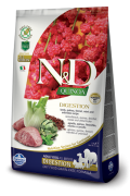 Farmina Беззерновой N&D Dog Quinoa Digestion Lamb  ЯГНЕНОК, киноа, фенхель, мята и артишок. ПОДДЕРЖКА ПИЩЕВАРЕНИЯ. Полнорационный сухой корм для взрослых собак всех пород