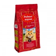 РОДНЫЕ КОРМА сух. корм для взрослых кошек ТЕЛЯТИНА