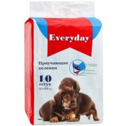 EVERYDAY ПЕЛЁНКИ для собак ГЕЛЕВЫЕ Приучающие 10ШТ.60Х45