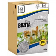 БОЗИТА KITTEN КОНСЕРВЫ ДЛЯ КОТЯТ И БЕРЕМЕННЫХ КОШЕК КУСОЧКИ В ЖЕЛЕ С КУРИЦЕЙ 190Г