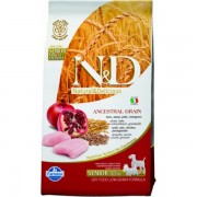 Farmina Низкозерновой N&D Low Grain Chicken & Pomegranate SENIOR MEDIUM / MAXI корм ДЛЯ ПОЖИЛЫХ собак средних и крупгых пород с низким содержанием зерна курица с гранатом