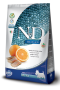 Farmina Беззерновой N&D OCEAN HERRING&ORANGE Adult Mini Фармина Н&Д Сельдь c Апельсином - полнорационный корм для взрослых собак Mелких и Kарликовых пород 