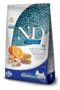 Farmina Низкозерновой N&D Low Grain OCEAN CODFISH, SPELT, OATS&ORANGE Adult mini Треска с Апельсином - полнорационный корм для взрослых собак Мелких и Карликовых пород 