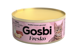 GOSBI FRESKO KITTEN - ПОЛНОЦЕННЫЙ ВЛАЖНЫЙ КОРМ ДЛЯ КОТЯТ С ТУНЦОМ, ЦЫПЛЁНКОМ И МОЛОКОМ (Первый прикорм) 70 гр. Испания