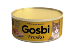 Gosbi Fresko Госби Фреско для кошек  ТУНЕЦ С ЛОСОСЕМ в желе 70 гр.  (ИСПАНИЯ)