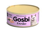 Gosbi Fresko для СТЕРИЛИЗОВАННЫХ кошек КУРИНЫЙ ПАШТЕТ С МЯСОМ КРОЛИКА 70гр (ИСПАНИЯ)