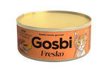 Gosbi Fresko для кошек ТУНЕЦ с ЛОСОСЕМ и ПАПАЙЯ 70гр (ИСПАНИЯ)
