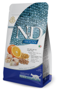 Farmina Низкозерновой N&D Low Grain Cat COD, SPELT, OATS & ORANGE ADULT Фармина ОКЕАНИКА Треска, спельта, овес и апельсин