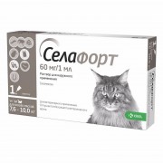 Селафорт - Капли для кошек 7.6-10кг., 60мг/1мл. (Словения)