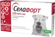 Селафорт - Капли для собак 10.1-20кг., 120мг/1мл. (Словения)