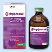  МАРФЛОКСИН 2% 100МЛ Р-Р ДЛЯ ИНЪЕКЦИЙ Противомикробный пр-т широкого спектра действия  (100мл) 