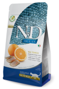 Farmina Беззерновой N&D OCEAN HERRING&ORANGE NEUTERED ADULT Беззерновой корм для взрослых СТЕРИЛИЗОВАННЫХ кошек и КАСТРИРОВАННЫХ котов Сельдь c Апельсином