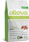 ALLEVA EQUILIBRIUM SENSITIVE LAMB & OCEAN FISH ADULT MEDIUM/MAXI Полнорационный кормя для взрослых собак средних и крупных пород. Сенситив ягненок и океаническая рыба - с чувствительным пищеварением (Италия)