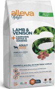 ALLEVA HOLISTIC ADULT LAMB & VENISON MED Беззерновой полнорационный корм для взрослых собак средних и крупных пород. Ягненок, оленина, конопля и женьшень (Италия)