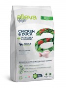 ALLEVA HOLISTIC ADULT CHICKEN & DUCK MAXI Беззерновой полнорационный корм для взрослых собак крупных пород. Курица, утка, алоэ вера и женьшень (Италия)