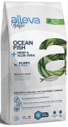 ALLEVA HOLISTIC PUPPY/JUNIOR OCEAN FISH MINI Беззерновой полнорационный корм для щенков и юниоров мелких пород. Океаническая рыба, конопля и алоэ вера (Италия)