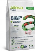 ALLEVA ALLEVA HOLISTIC PUPPY/JUNIOR CHICKEN & DUCK MINI Беззерновой полнорационный корм для щенков и юниоров мелких пород. Курица, утка, алоэ вера и женьшень (Италия)