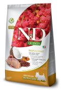 Farmina беззерновой N&D QUINOA DOG SKIN & COAT QUAIL MINI Н&Д ДОГ БЕЗЗЕРНОВОЙ ПЕРЕПЕЛ И КИНОА ДЛЯ ЗДОРОВЬЯ КОЖИ И ШЕРСТИ МИНИ 