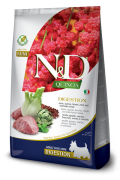 Farmina беззерновой N&D QUINOA DOG DIGESTION LAMB MINI БЕЗЗЕРНОВОЙ ЯГНЕНОК И КИНОА ДЛЯ ПОДДЕРЖКИ ПИЩЕВАРЕНИЯ МИНИ Полнорационный сухой корм для взрослых собак МИНИ пород