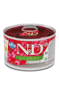 Farmina N&D DOG QUINOA PORK NEUTERED для кастрированных и стерилизованных собак с киноа. Рыбий жир, шпинат, брокколи, спаржа, фруктоолигосахариды, хондроитин сульфат, глюкозамин, подорожник, медь, селен, таурин, железо  